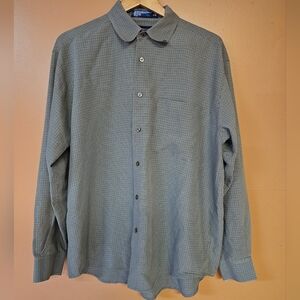 Green Button-Up Shirt